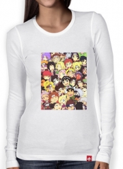 T-Shirt femme manche longue Naruto Chibi Group