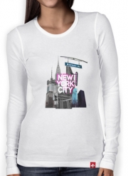 T-Shirt femme manche longue New York City II [pink]