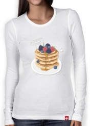 T-Shirt femme manche longue Pancakes so Yummy