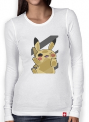 T-Shirt femme manche longue Pikachu Lockscreen