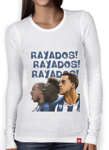 T-Shirt femme manche longue Rayados Tridente