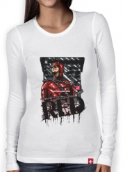 T-Shirt femme manche longue Red Vengeur Aveugle