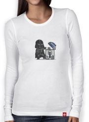 T-Shirt femme manche longue Robotic Trashcan