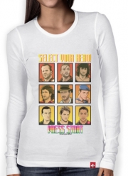 T-Shirt femme manche longue Select your Hero Retro 90s