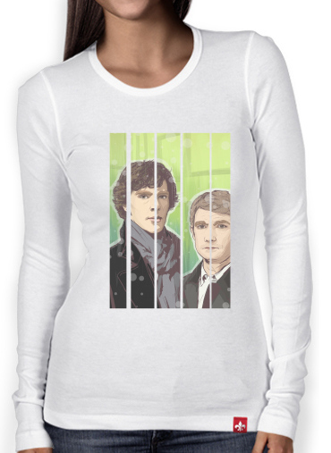 T-Shirt femme manche longue Sherlock and Watson