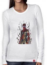 T-Shirt femme manche longue Spiderman Poly