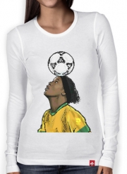 T-Shirt femme manche longue The Magic Carioca Brazil Pixel Art
