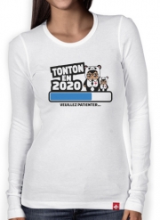 T-Shirt femme manche longue Tonton en 2020 Cadeau Annonce naissance