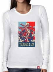 T-Shirt femme manche longue Trafalgar D Law Pop Art