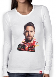 T-Shirt femme manche longue Vettel Formula One Driver