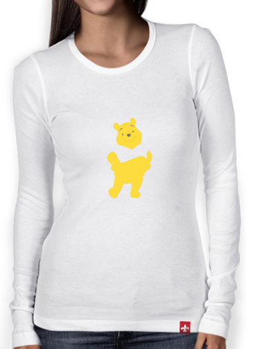 T-Shirt femme manche longue Winnie The pooh Abstract
